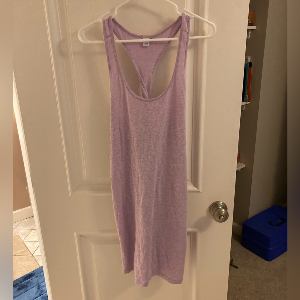 Lavender swim suit cover up